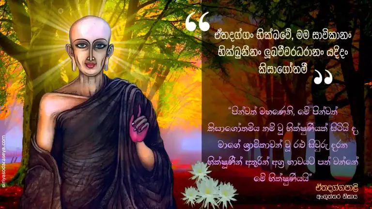 කිසාගෝතමි-තෙරණිය