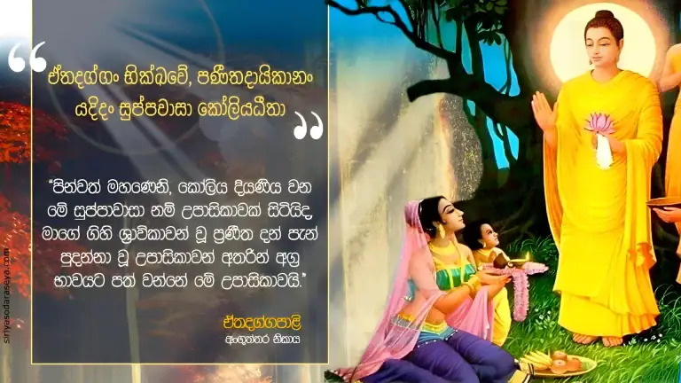කෝලිය දියණිය සුප්පාවාසා